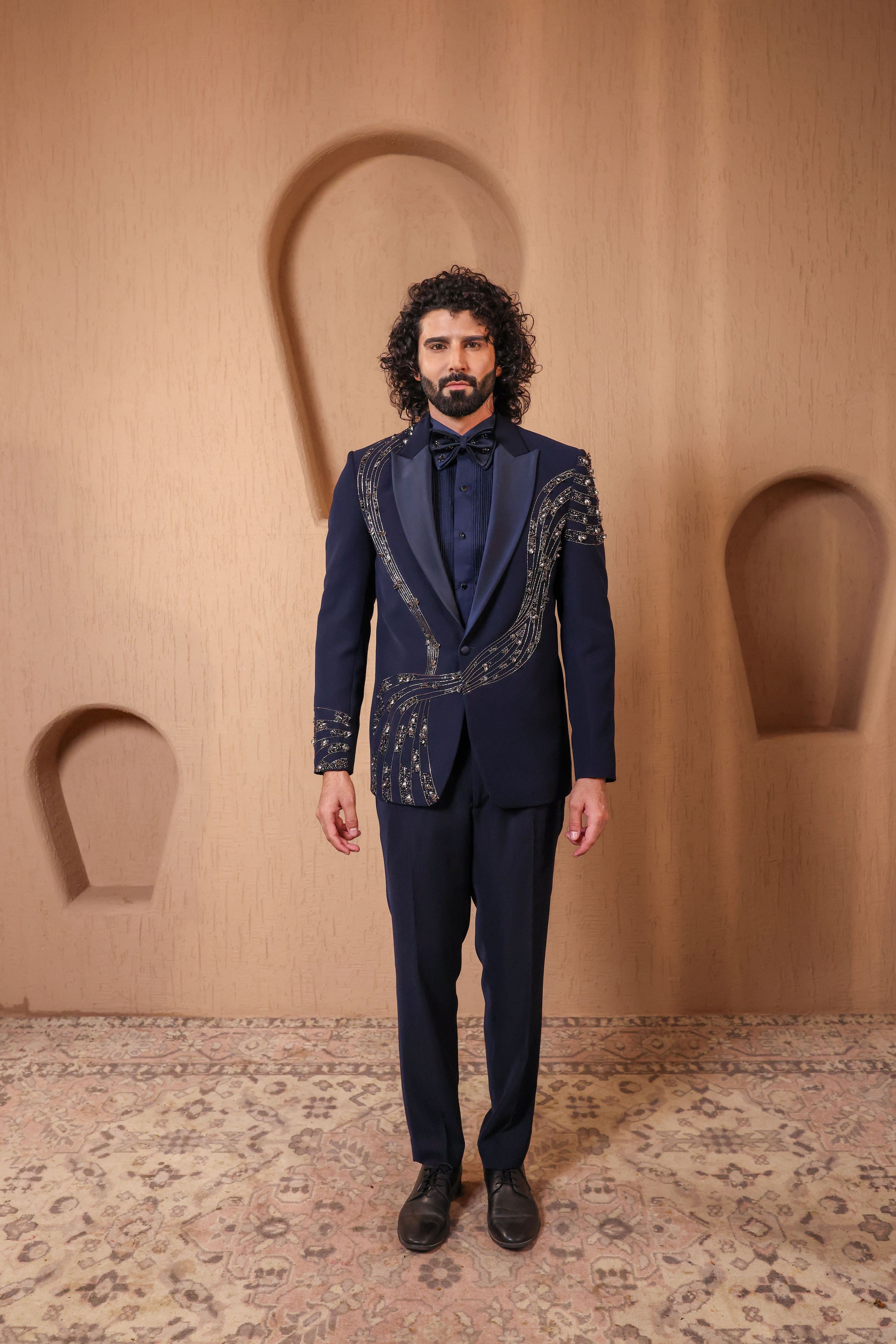 Sapphire Swirl Tuxedo