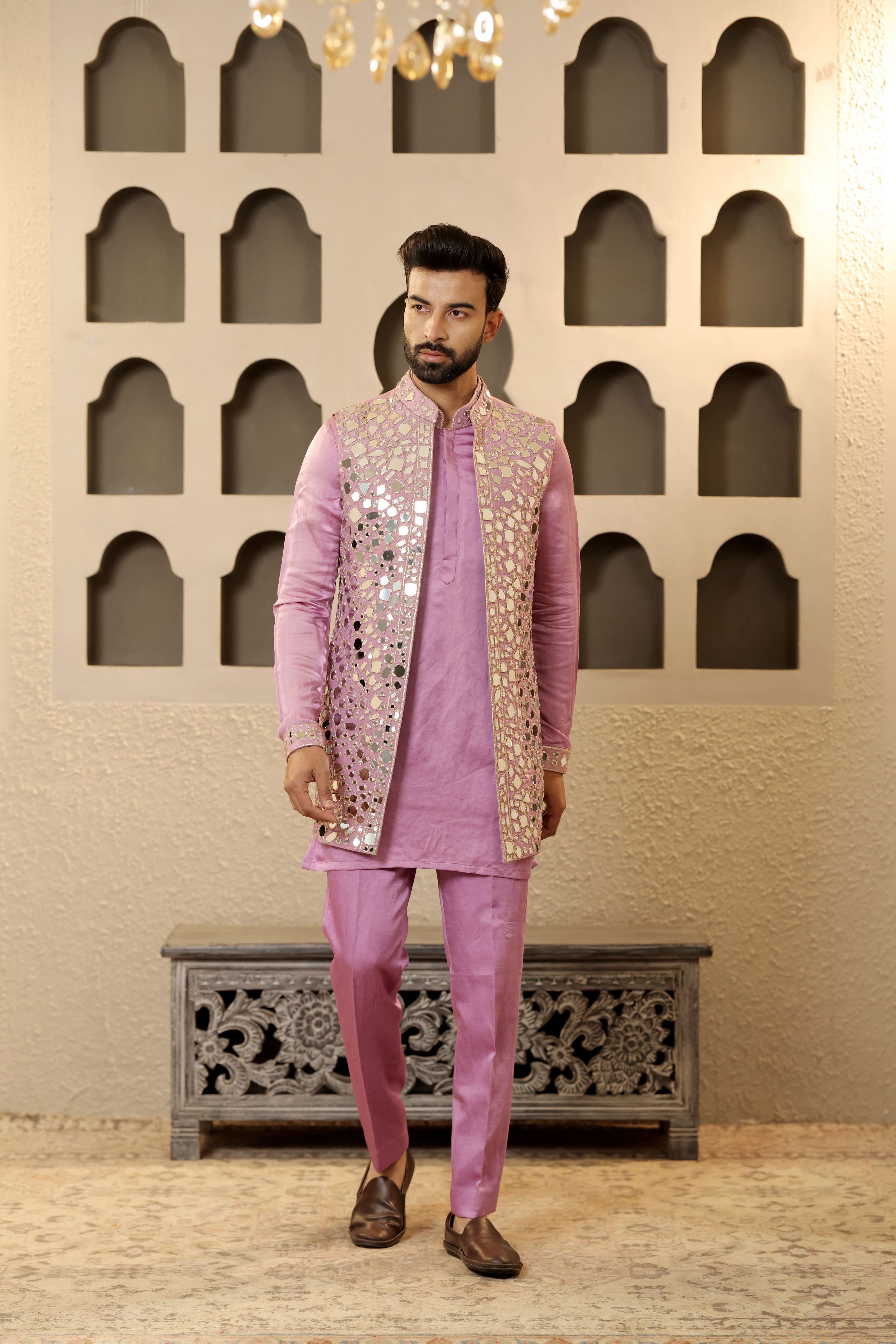 Lilac Amethyst Long Jacket