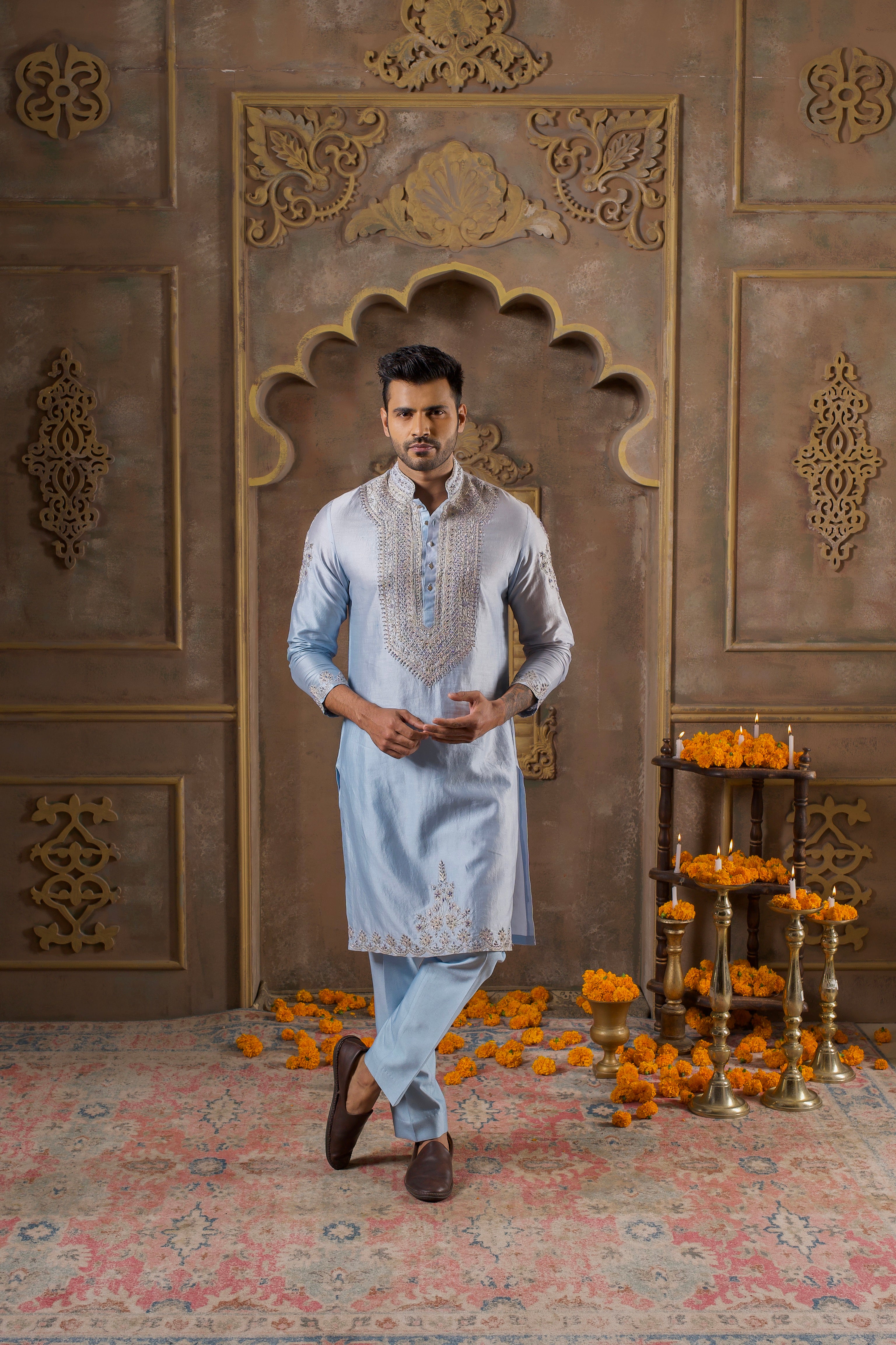 Celestial Blue Kurta Set