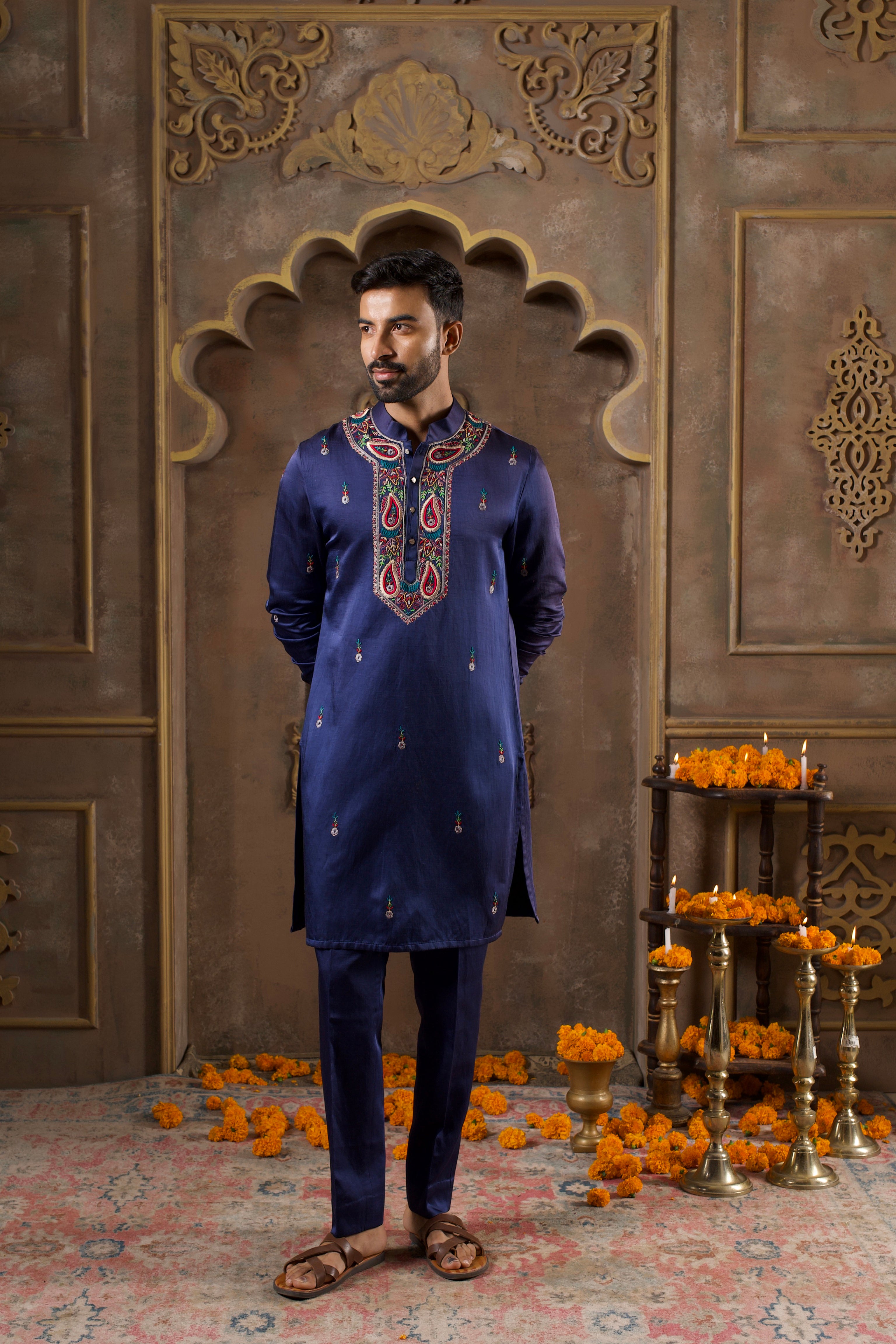 Midnight Indigo Kurta Set