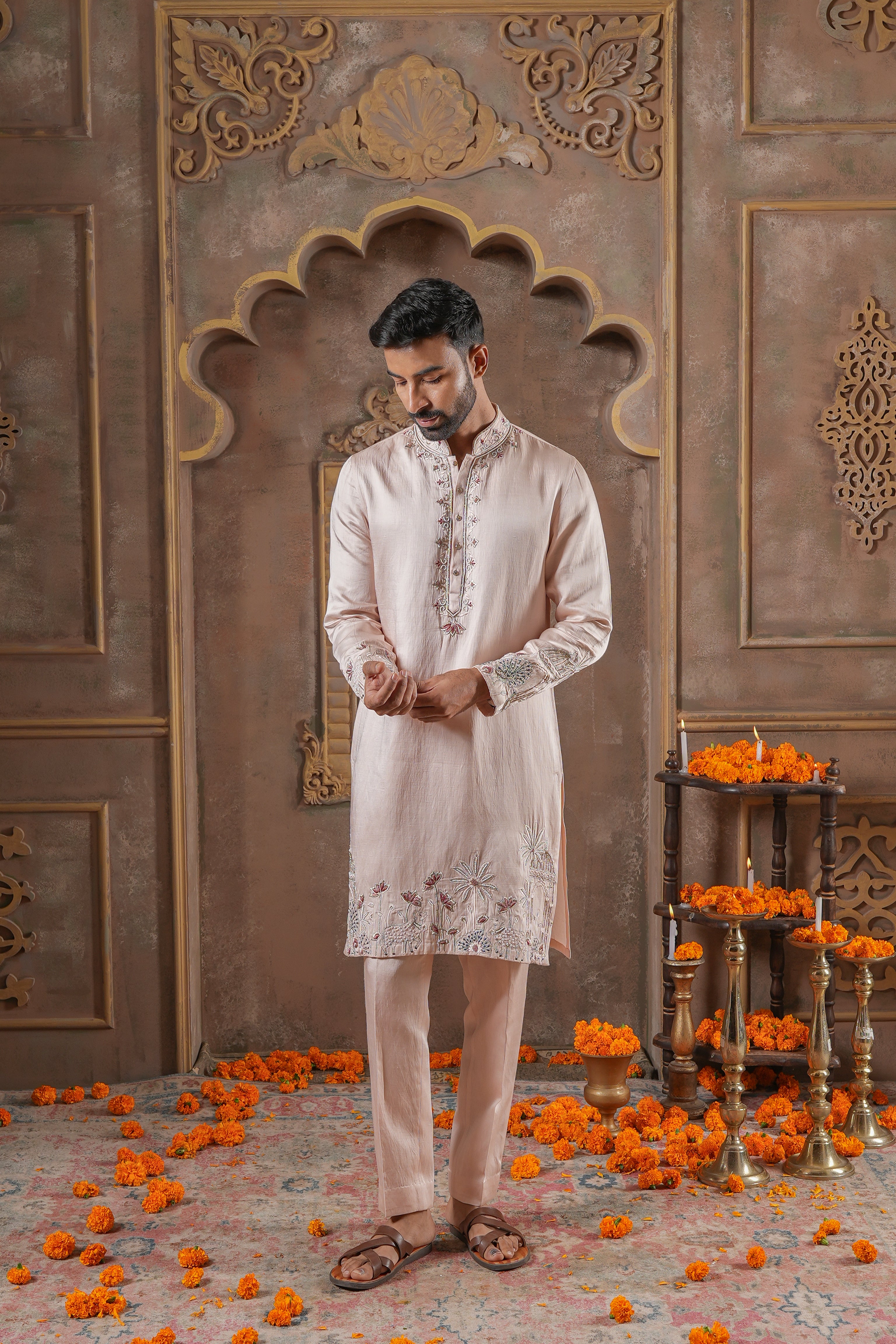 Blush Pearl Kurta Set