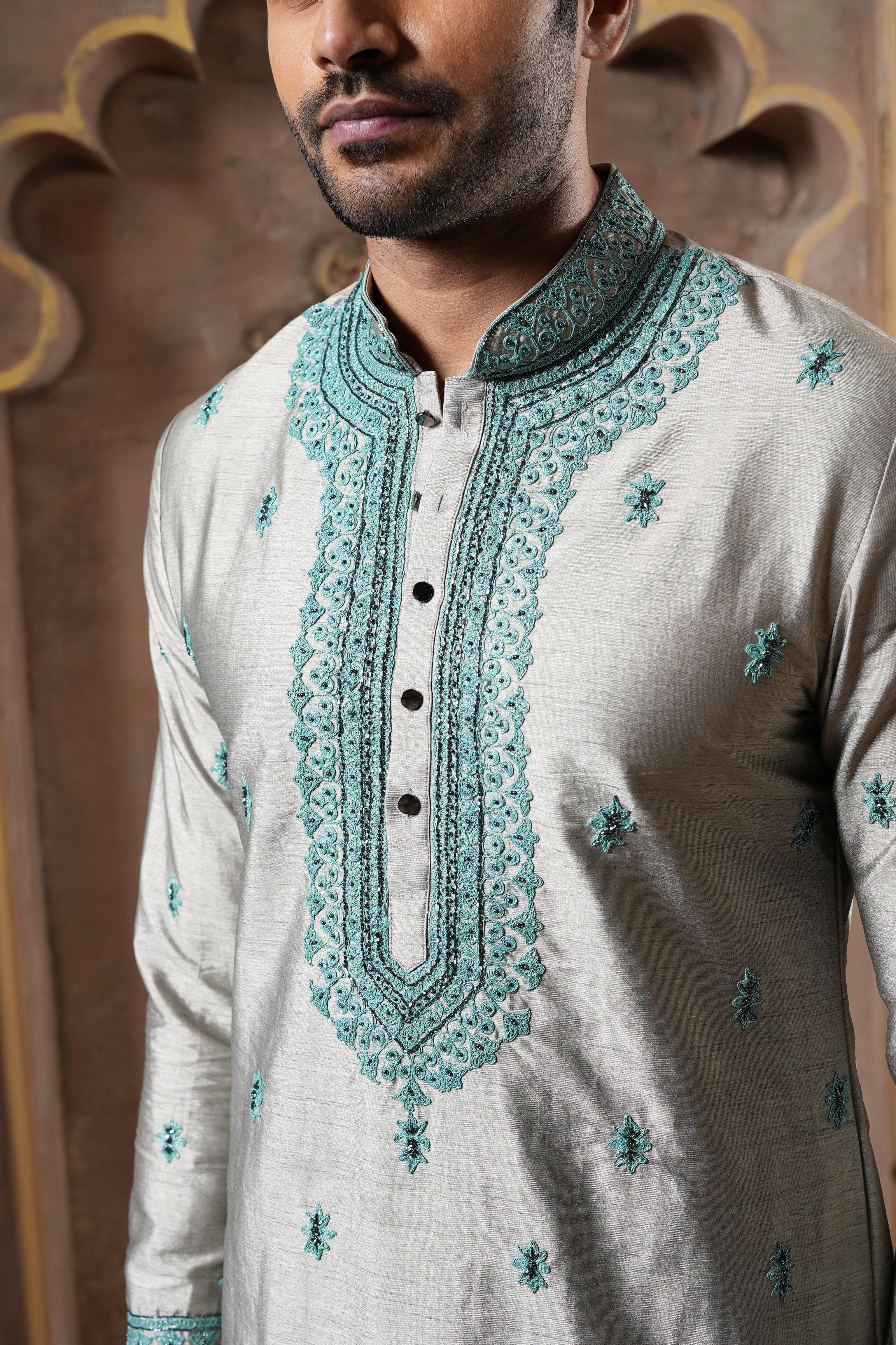 Moonstone Blue Kurta Set