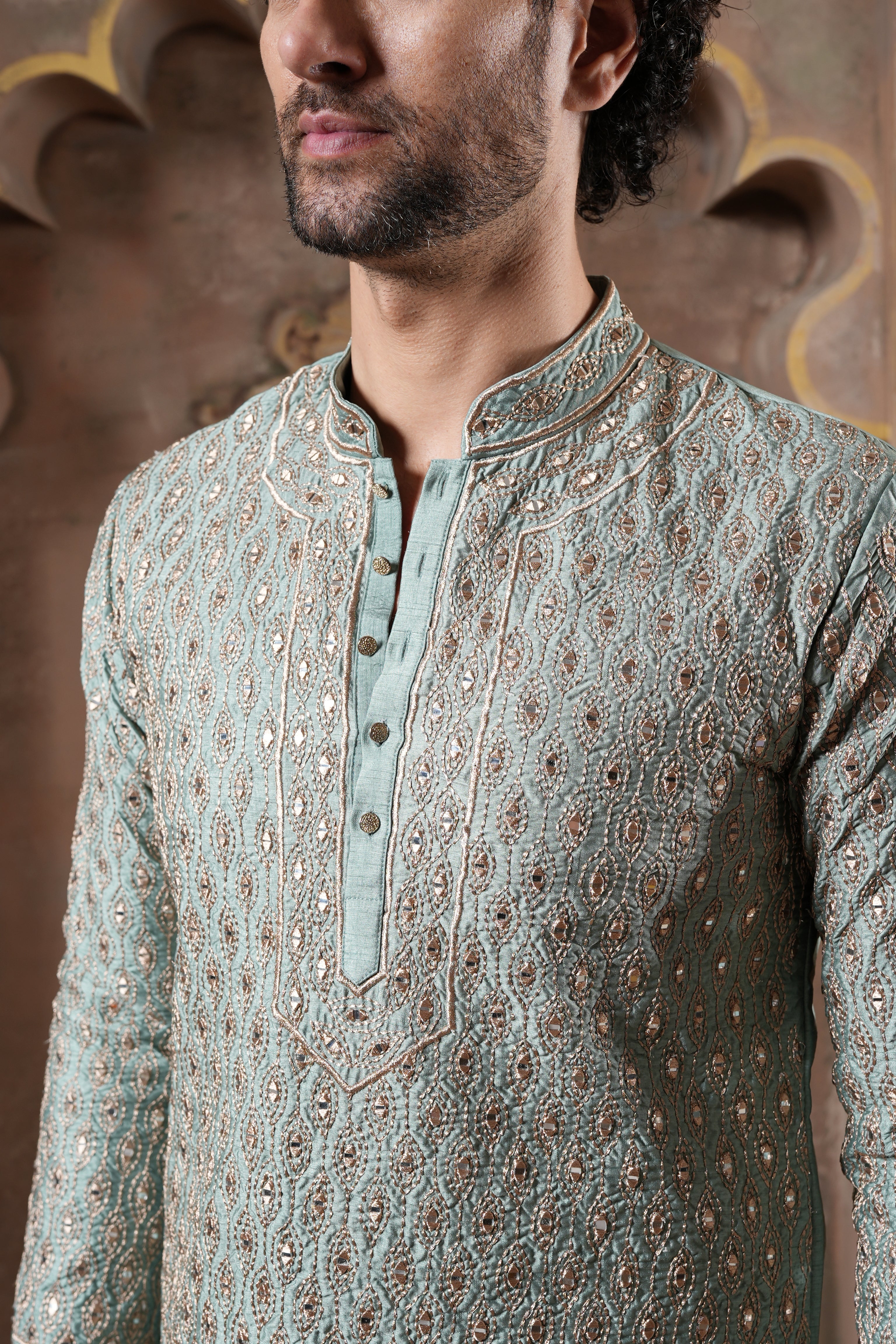 Sage Lumina Kurta Set