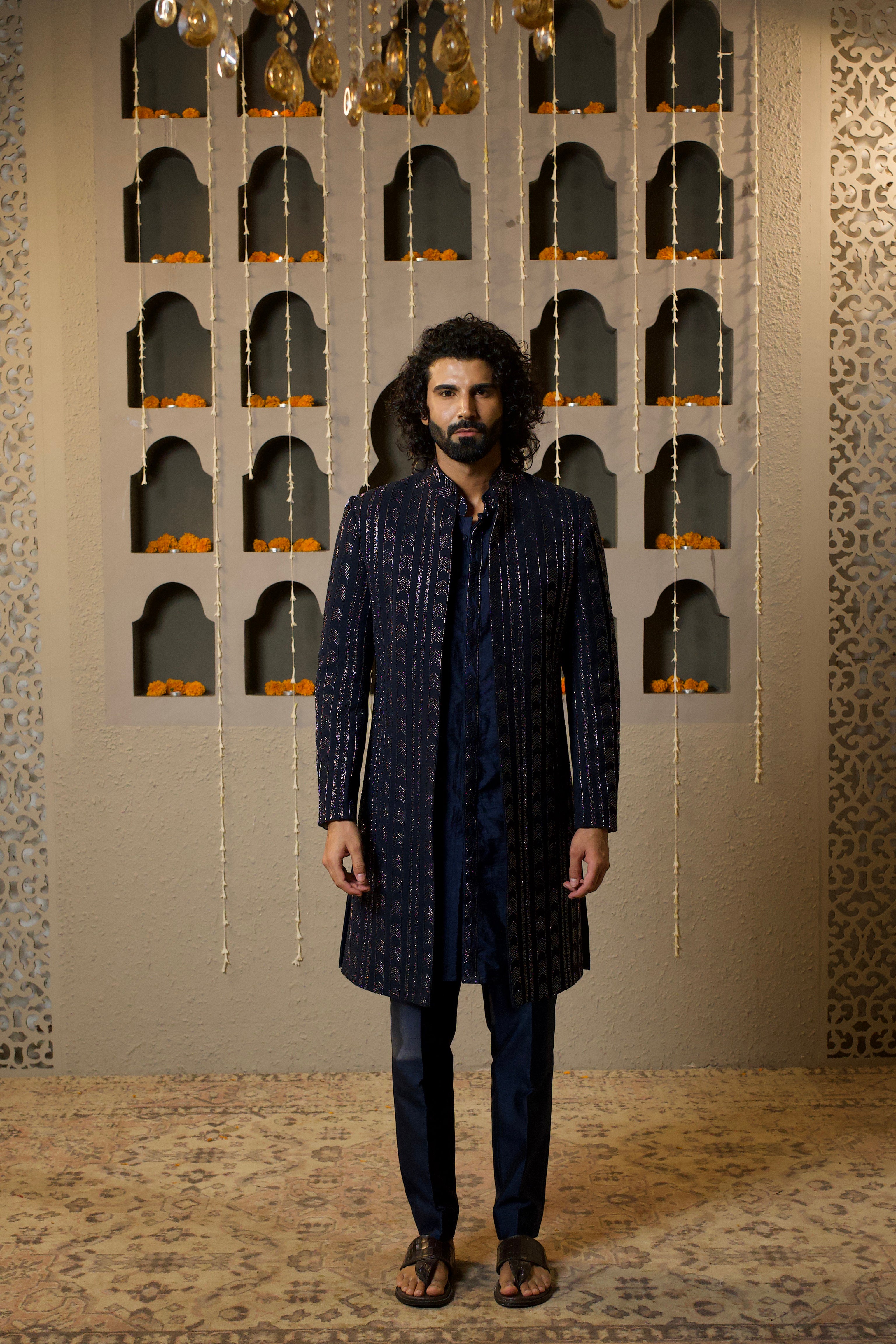 Navy Royale Indo-Western
