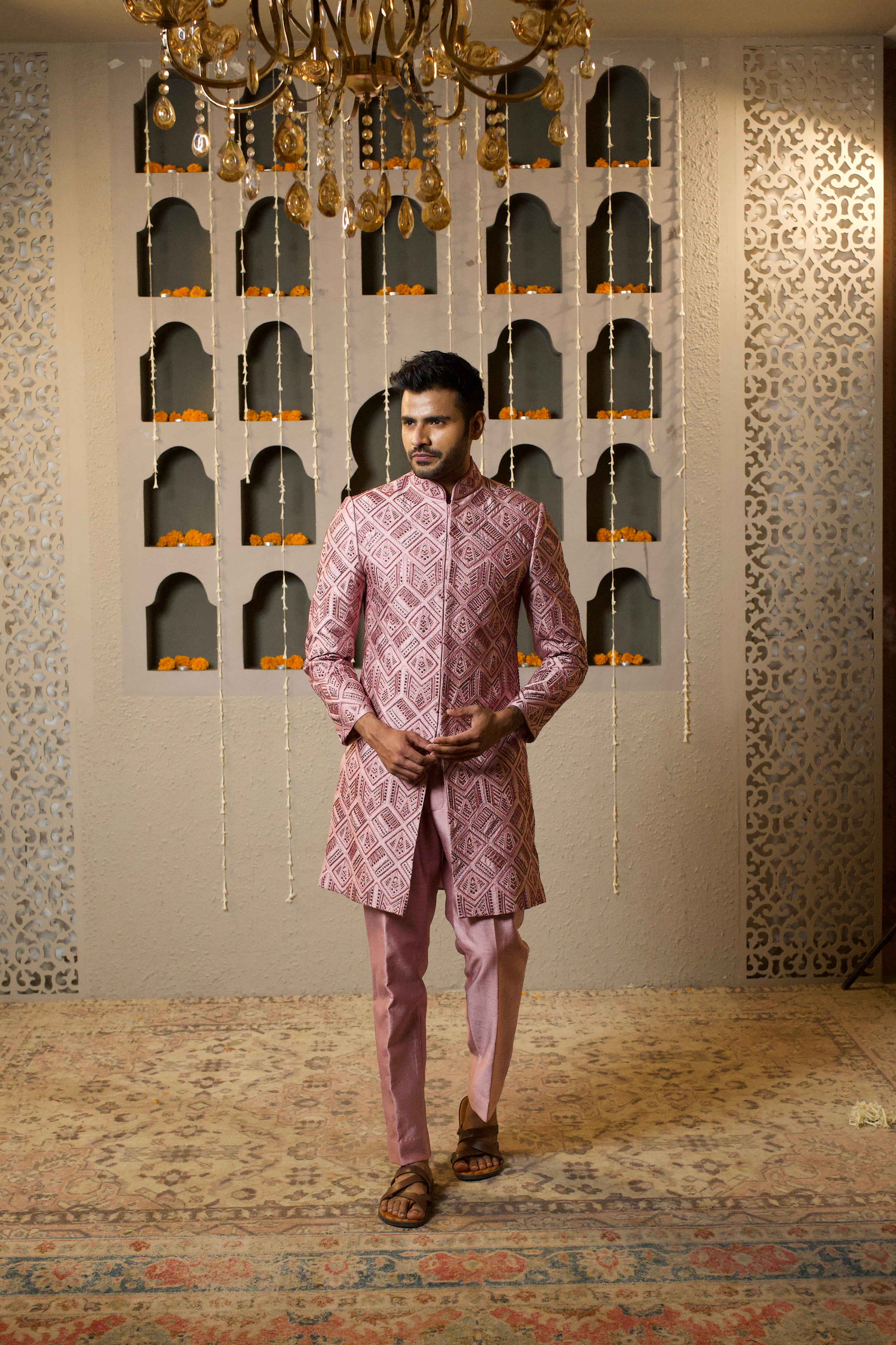 Prism Pink Indo-Western Set